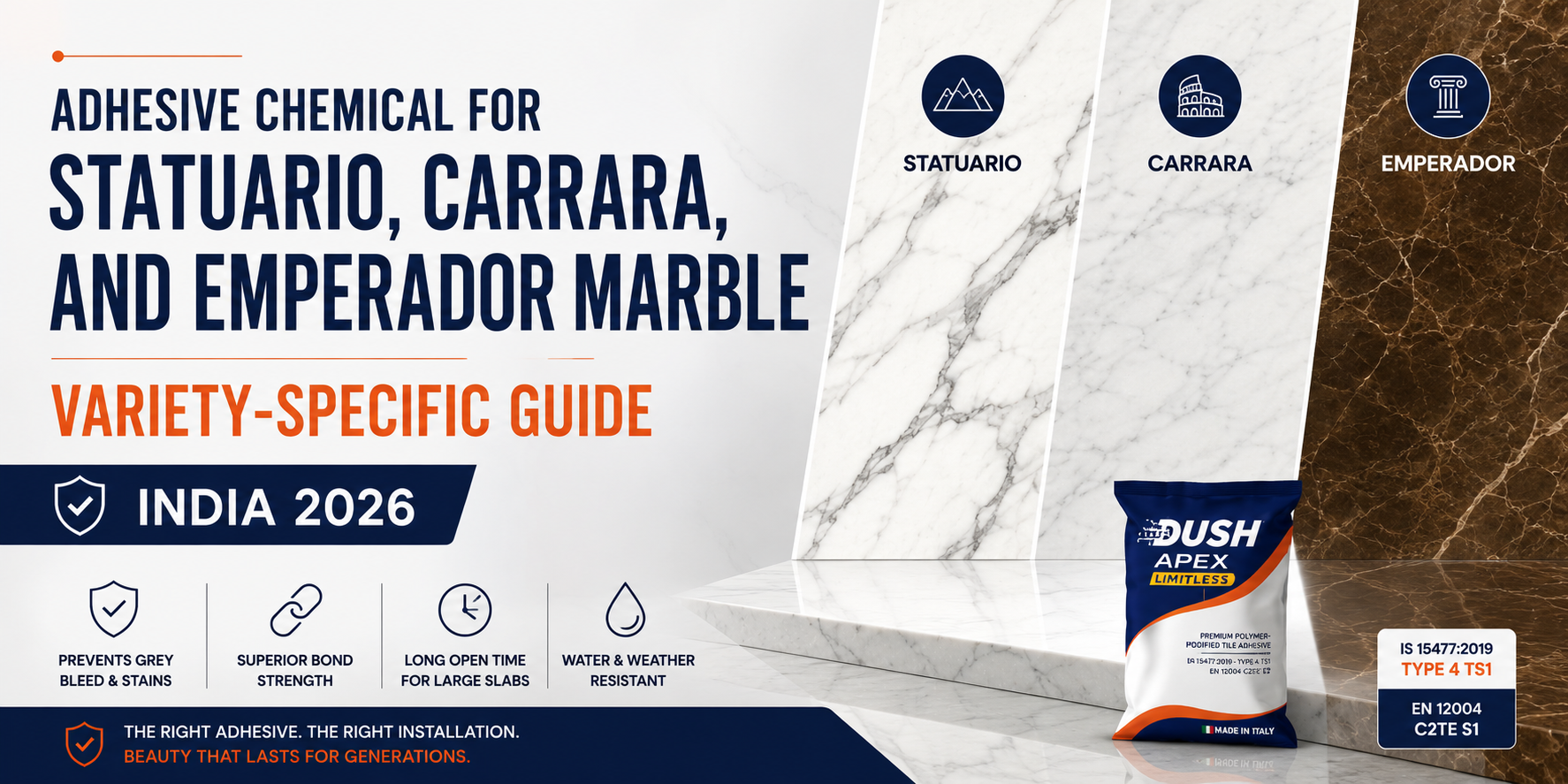 Adhesive Chemical for Statuario