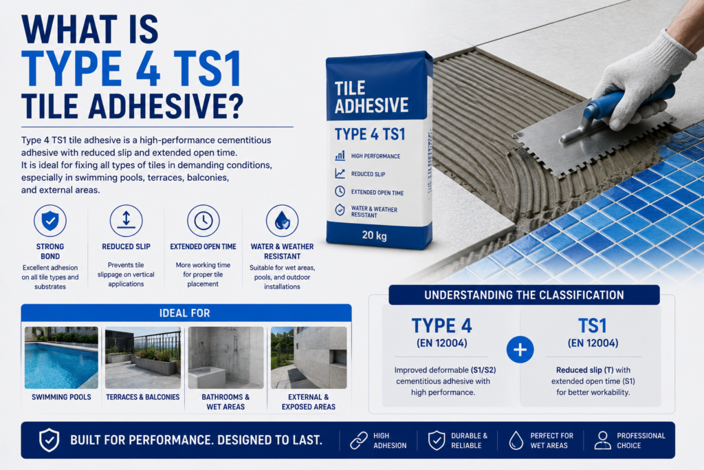 What Is Type 4 TS1 Tile Adhesive?