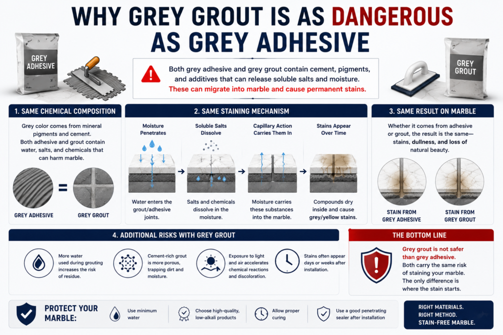 Why Grey Grout Is as Dangerous as Grey Adhesive