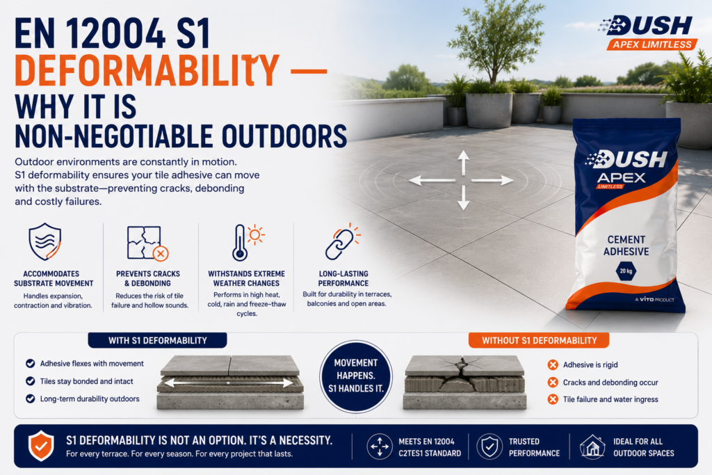 EN 12004 S1 Deformability — Why It Is Non-Negotiable Outdoors