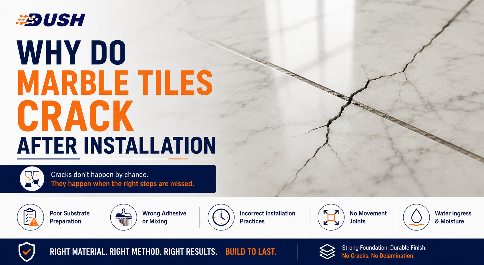 Why Do Marble Tiles Crack After Installation