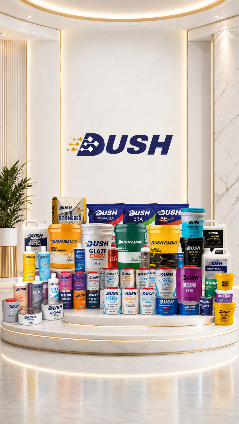 DUSH marble stain protection demonstration video thumbnail