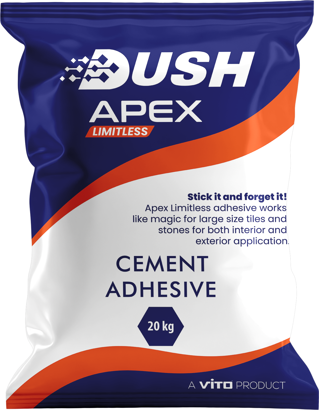 Dush D-05 premium flexible adhesive — best adhesive for marble wall cladding India — high rise exterior