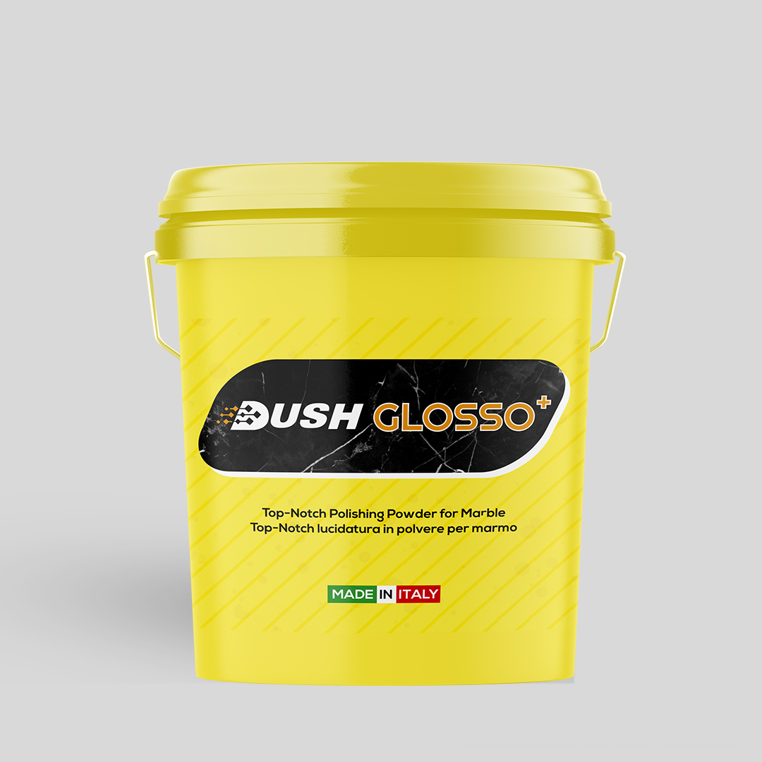 Dush Glosso+ marble polishing powder — restores shine to white Italian marble India