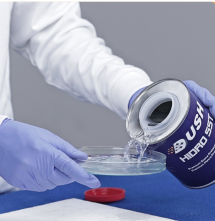 Dush Hidro SST Step 1 — apply undiluted product on all six sides of marble before installation