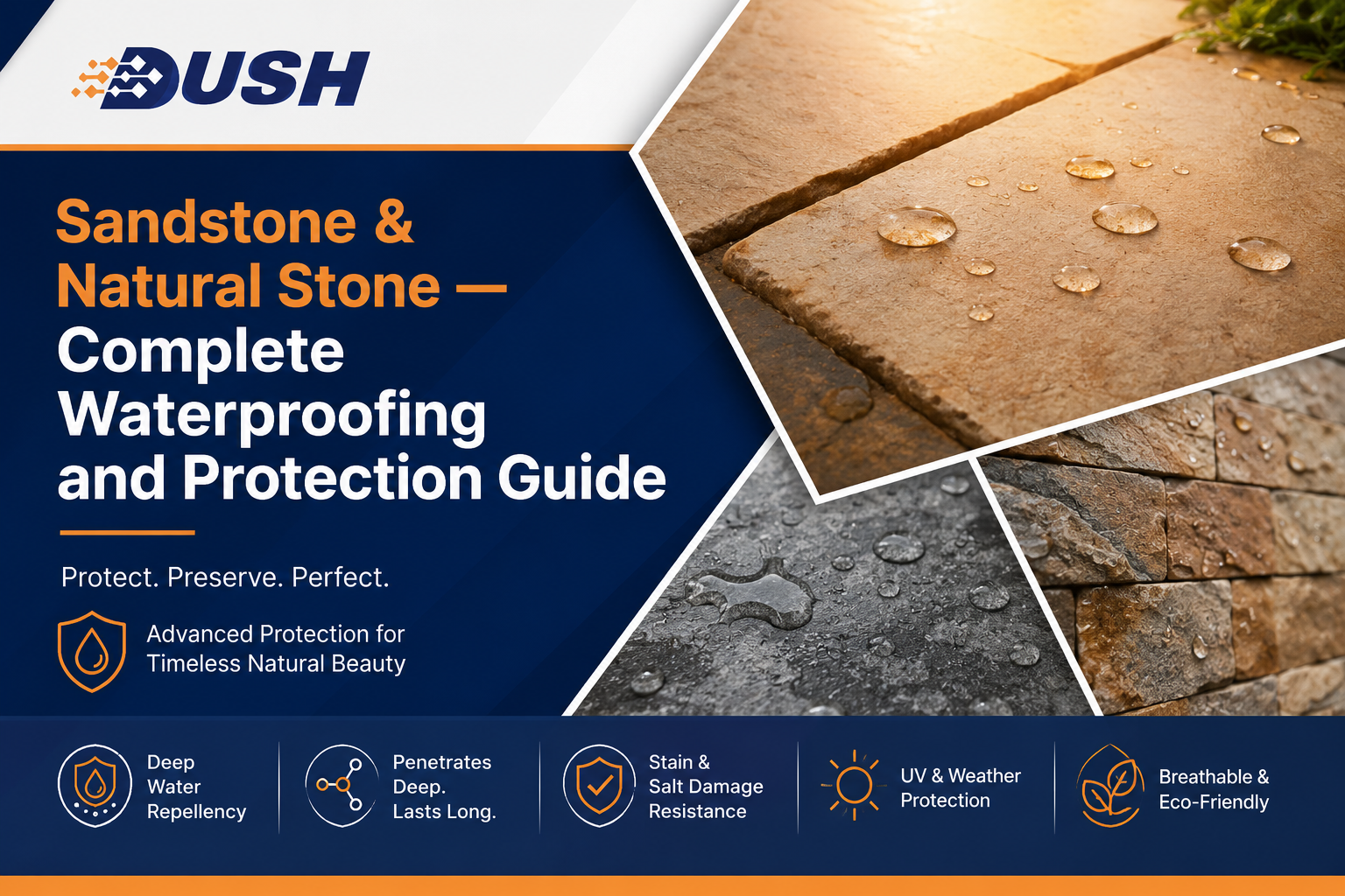 Sandstone waterproofing India — complete guide to sandstone waterproofing treatment and natural stone driveway protection