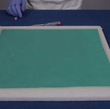 Dush Stain-Ex Step 2 — leave covered for 24 hours to reverse marble yellowing