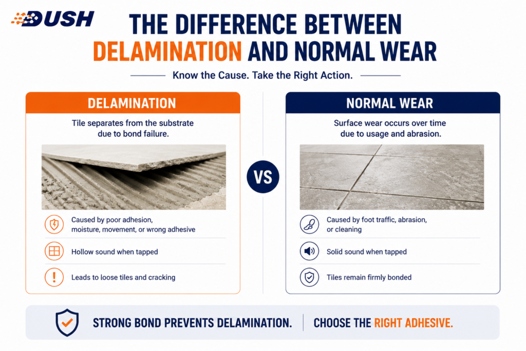 The Difference Between Delamination and Normal Wear