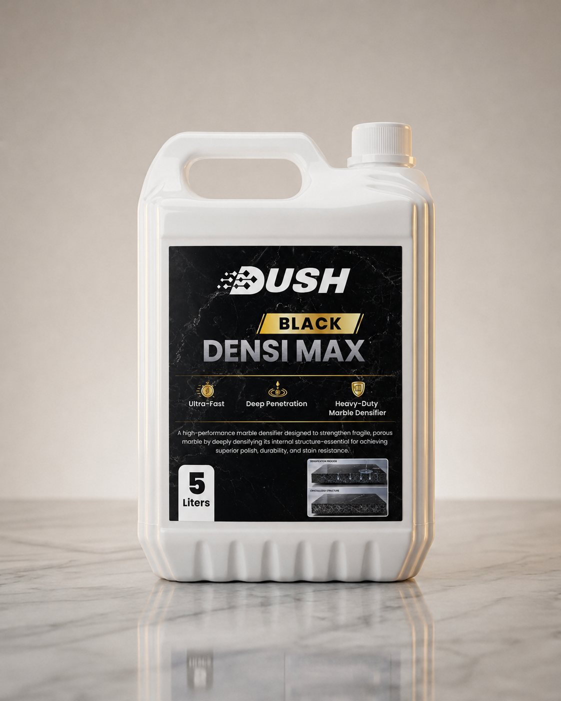 DUSH Densi-Max Black - Heavy-Duty Marble Densifier