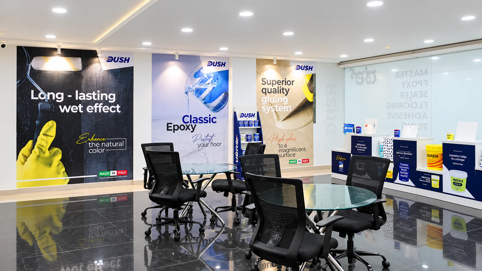 DUSH showroom in Bengaluru
